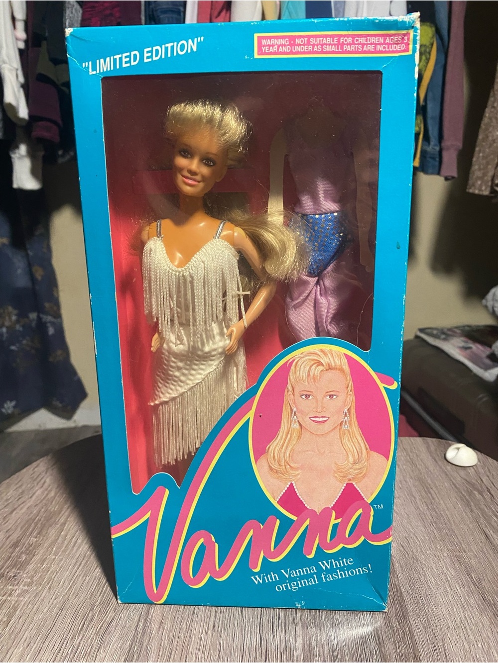 1990 home shopping club limited edition Vanna White doll